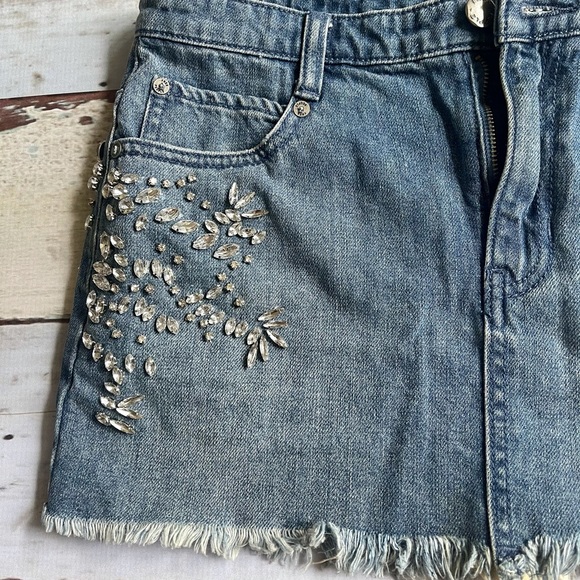 Free People Gemstone miniskirt indigo combo - Picture 6 of 11